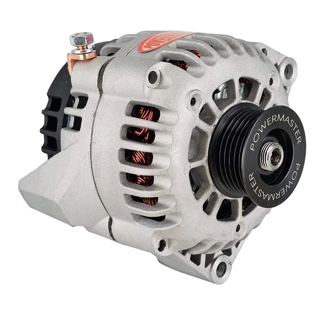 48206 – POWERMASTER Alternator/ Generator, GM CS130D Style 6 Groove Serpentine 165 Amps PLIS VR And One Wire/ OEM Nat...